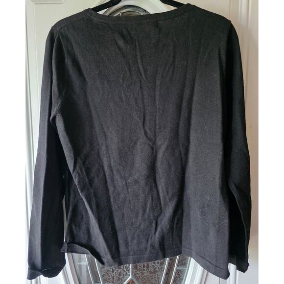 Vtg. Jack B. Quick Christmas Bling Sweater Women Size Large - Picture 2 of 4